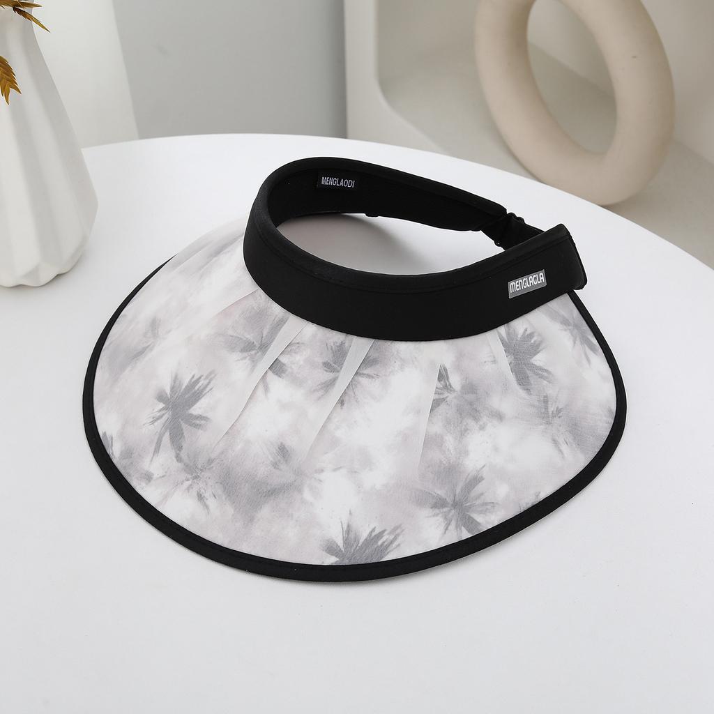 Empty Top Casual Sunscreen Hat Women'S Summer Uv Protection Big Brim Sun Hat Adjustable Outdoor Sun Hat