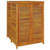 Garden Storage Box 70x87x104 Cm Solid Acacia Wood