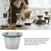 Stainless Steel Reusable Coffee Capsule Coffee Capsule With Filter Paper  For Coffee Maker