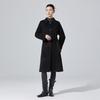 Elegant Double-Sided Wool Coat with Doll Collar and Multi-Button Design