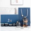 Portable Glass Travel Tea Set: Quick Outdoor Kung Fu Tea Cup & Japanese Teapot - Perfect Business Gift Set