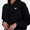 New Balance Sport Essentials French Terry Full Zip Size L Women's (WJ41501) Black,