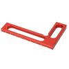 Carpenter   L Shape Aluminum Alloy Height Msuring Scribing 90 Woodworking Right Angle Ruler