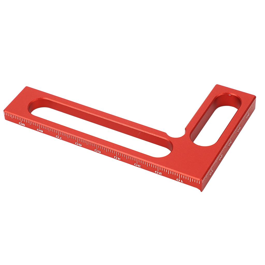 Carpenter L Shape Aluminum Alloy Height Msuring Scribing 90 Woodworking Right Angle Ruler
