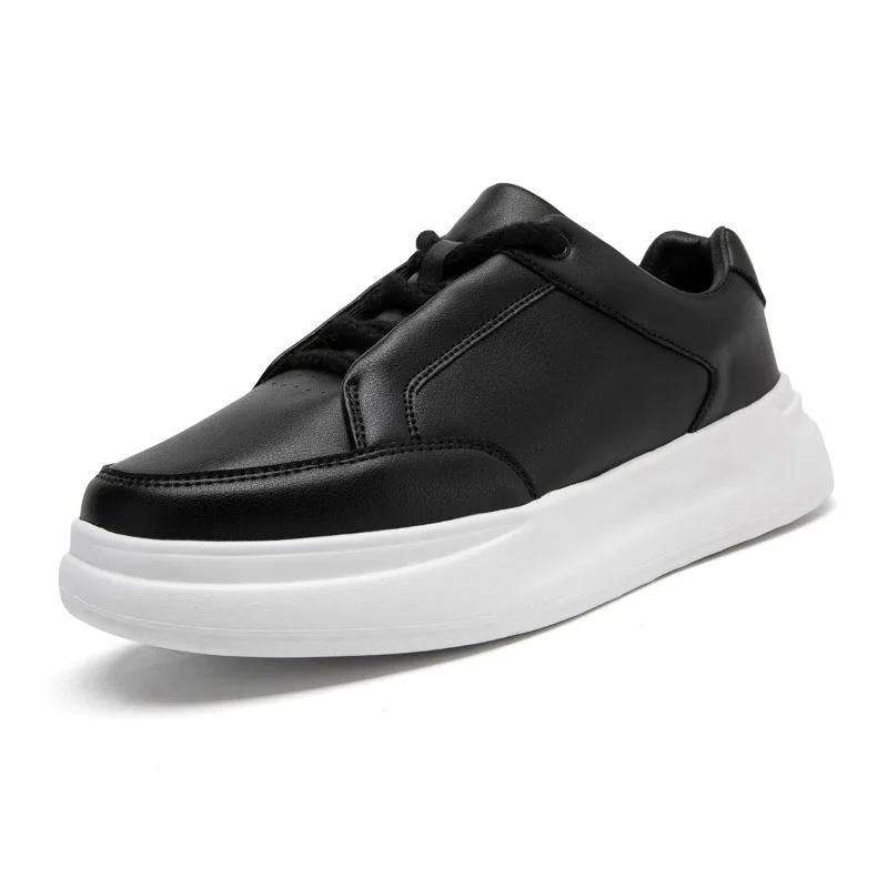 

мода Fujeak Fashion Мужские летние повседневные кроссовки 2024 Новые беговые туфли на платформе, спортивная обувь, женские туфли на платформе 46 черный белый