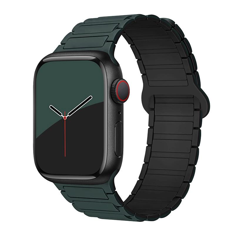 Compatible Silicone Magnetic Strap for Apple Watch Series 8/9 & S10