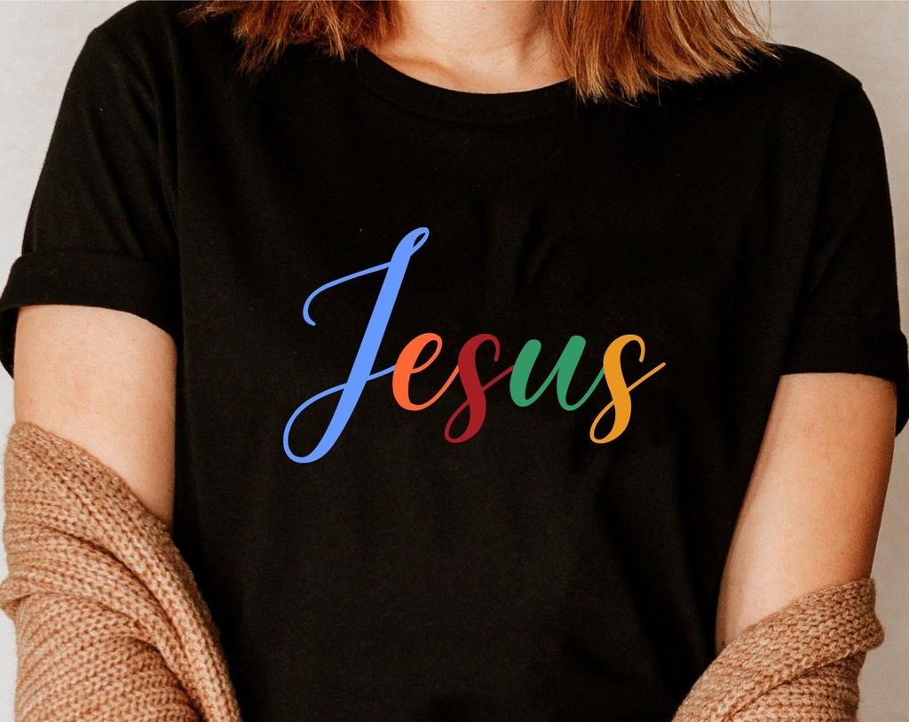 Jesus Shirt / Faith Christian Religious Saying Shirt / Religious T-Shirt Catholic / Bible Verse Birthday Gift T-Shirt Xmas Tee Tops