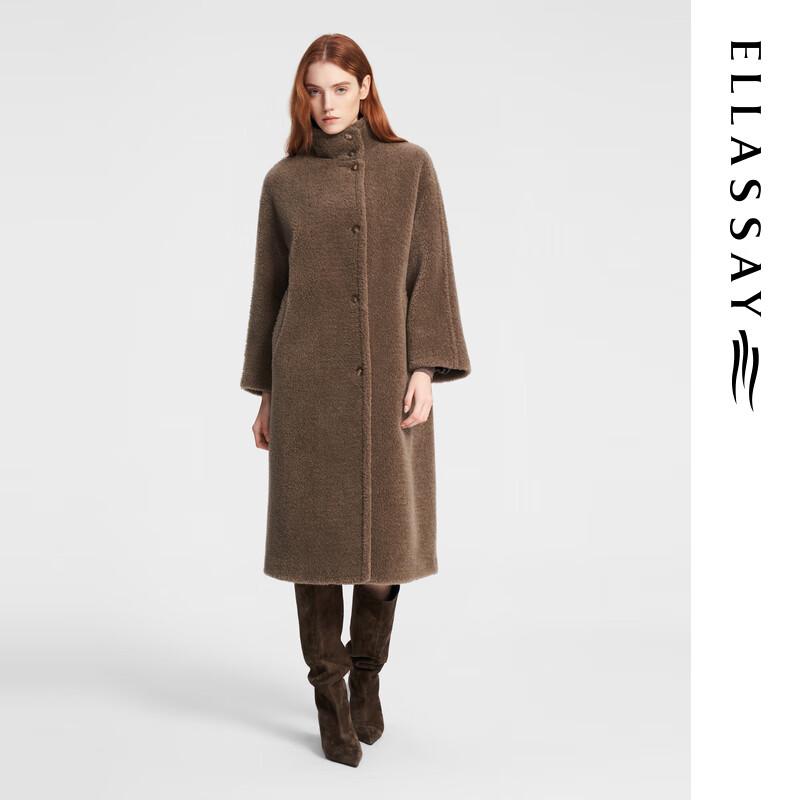 ELLASSAY Women's Elegant 100% Merino Wool Coat EWE353D10300