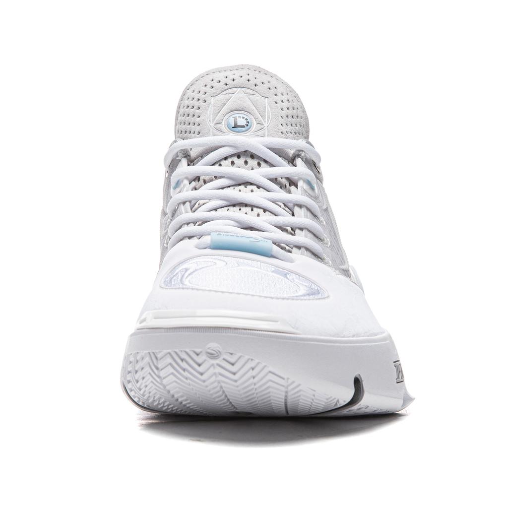 Li Ning WOW12 Amortiguación Antideslizante Resistente a la Abrasión Transpirable Rebote Agarre Caña Baja Zapatillas de Baloncesto para Hombre ABAV085-11