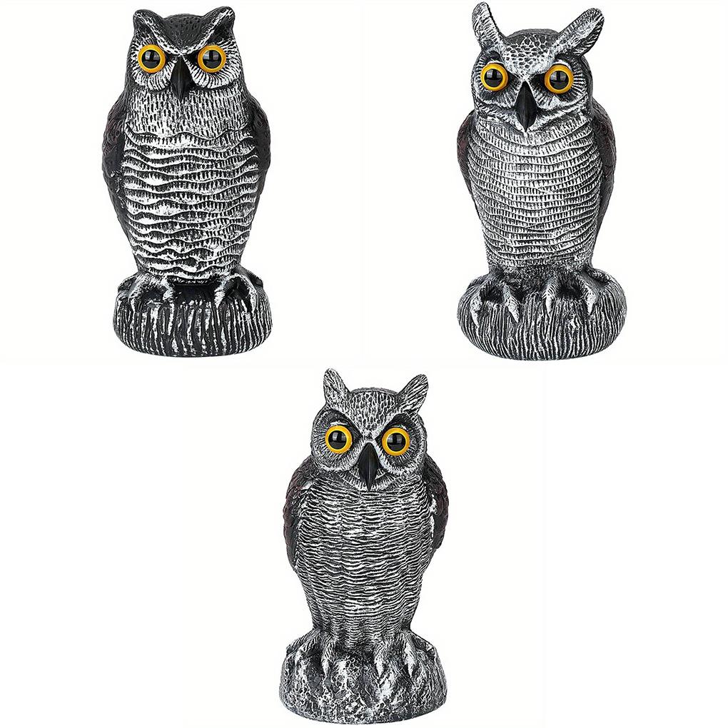 Lifelike Owl Scarecrow For Garden And Balcony Drive Away Birds And Mice Owl Bait Scares Away Birds