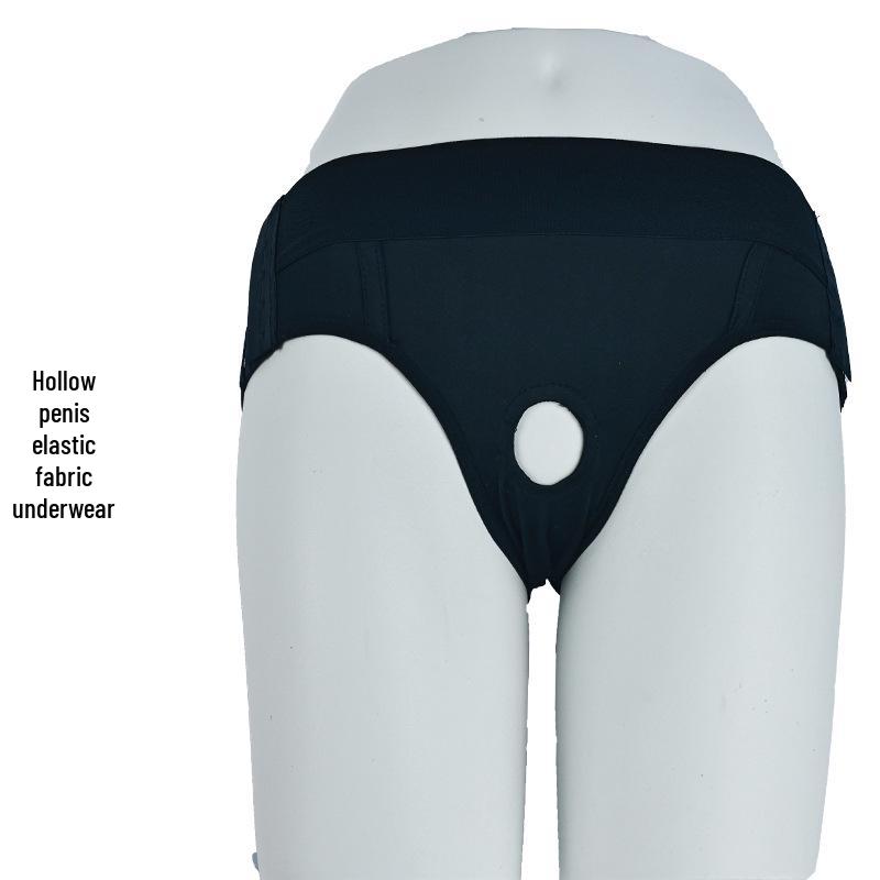 Unisex Tragbare Faux-Penis-Lederhose - Erwachsenen-Vergnügungsspielzeug Unterwäsche