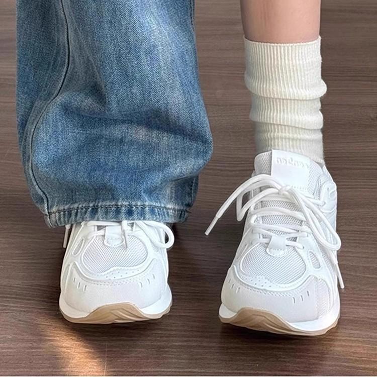 2025 Spring and Autumn New Retro Platform German Training Shoes Women's Height-increasing Forrest Gump Shoes Casual Versatile Outdoor Non-slip Sports