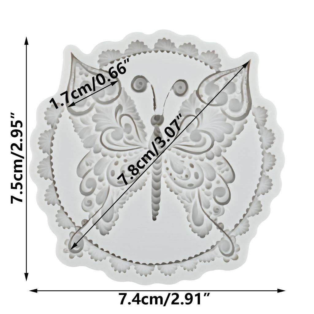 Schmetterling Silikonformen Schmetterling Fondantform Kuchen Dekorationswerkzeuge Cupcake Topper Schokolade Süßigkeiten Handwerk Gummipaste Polymer Clay