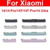 Botão Lateral de Volume e Liga/Desliga Para Celular Xiaomi 14 14T Pro Ultra Peças de Reposição para Reparo do Botão Lateral de Volume e Liga/Desliga