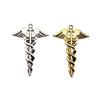 Cobra Snake Charms Antique Bronze Silver Pendants For DIY Bracelet Necklace Jewelry