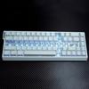 PC Material Transparents Keycaps with Crystal Jelly Swords Pattern 18Key Set Original Height for Long Use in Low Light