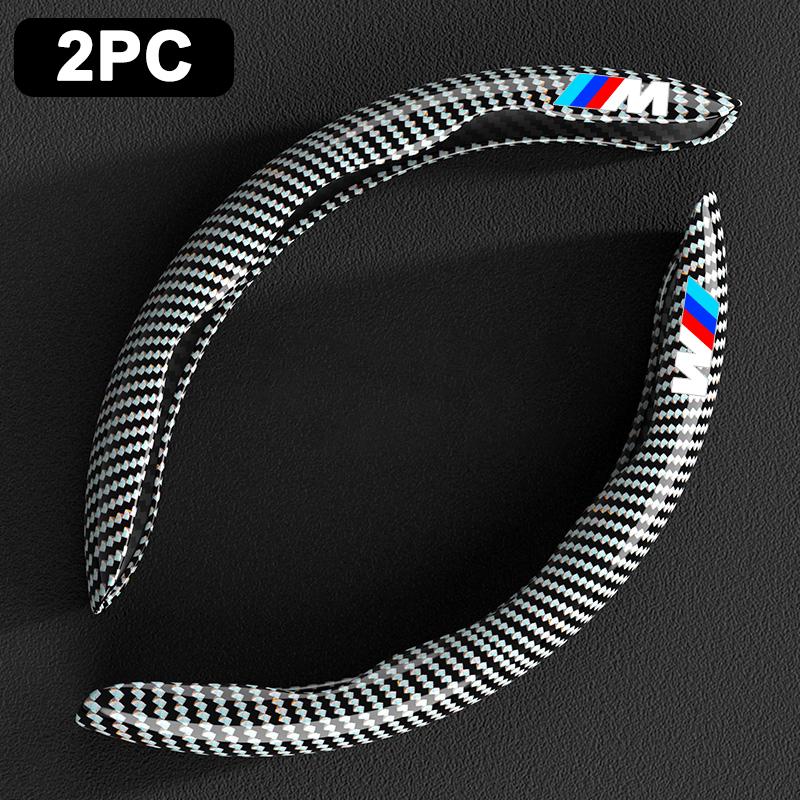 2pcs Car Steering Wheel Cover Non-Slip Protector Case For BMW 50th Anniversary M 3 4 5 7Series X1 X3 X4 X5 X6 X7 F10 F30 E46 E60
