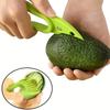 1pc Avocado Pit Remover & Slicer - 2-in-1 Heavy-Duty Cutter with Straight Blade, Polypropylene Fruit Splitter for Hass Avocados