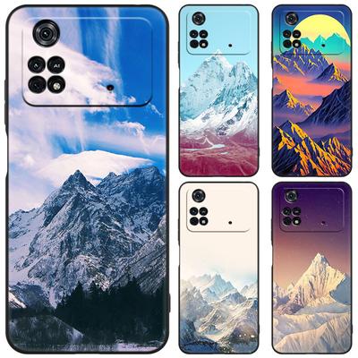 Husa de telefon peisaj de munte zăpadă pentru iPhone Samsung Galaxy Redmi Xiaomi Oppo OnePlus Note SA 7 8 9 10 11 12 13 14 20 21 22 23 53 54 Pro Max Ultra