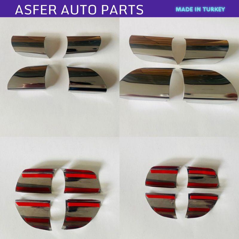 Chrome Steering Wheel Strip 4pcs Stainless Steel For Ford Focus Mk2 2008-2012