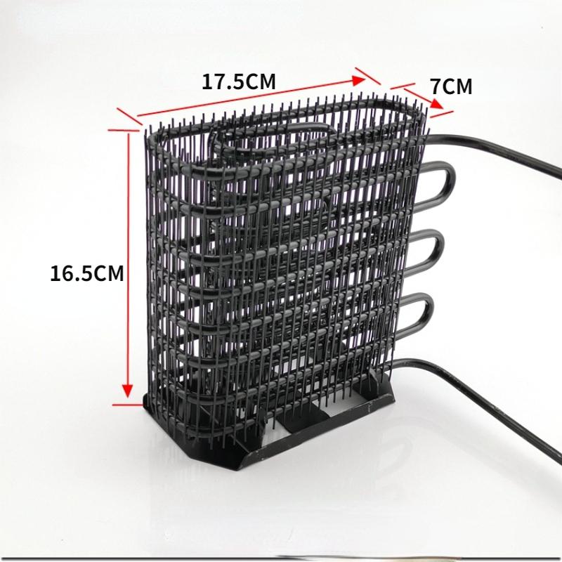 Радиатор с охлаждающими ребрами для холодильника, морозильной камеры, складной конденсатор, теплоотвод для компрессора, аксессуары для охлаждения D