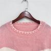 Women's Bow Jacquard Sweater Autumn/Winter Lazy Style Loose Warm Comfortable Hooded Knitted Sweater 3617