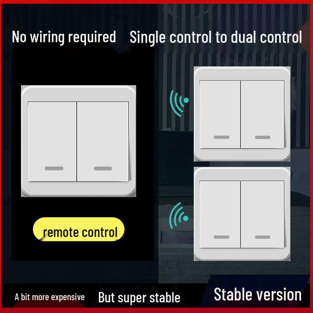 Wireless Smart Remote Master-Slave Light Switch 220V – Easy Installation