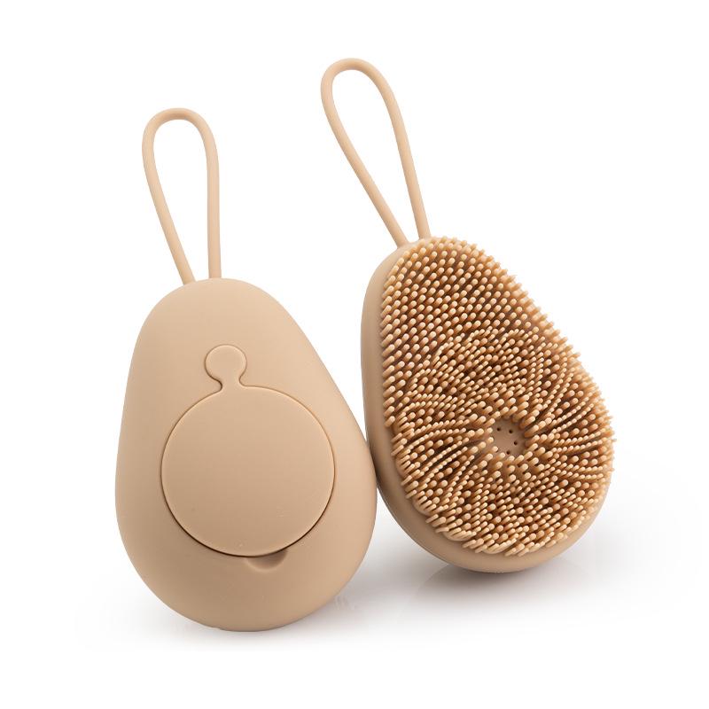 Double-Sided Silicone Bath & Massage Brush for Babies