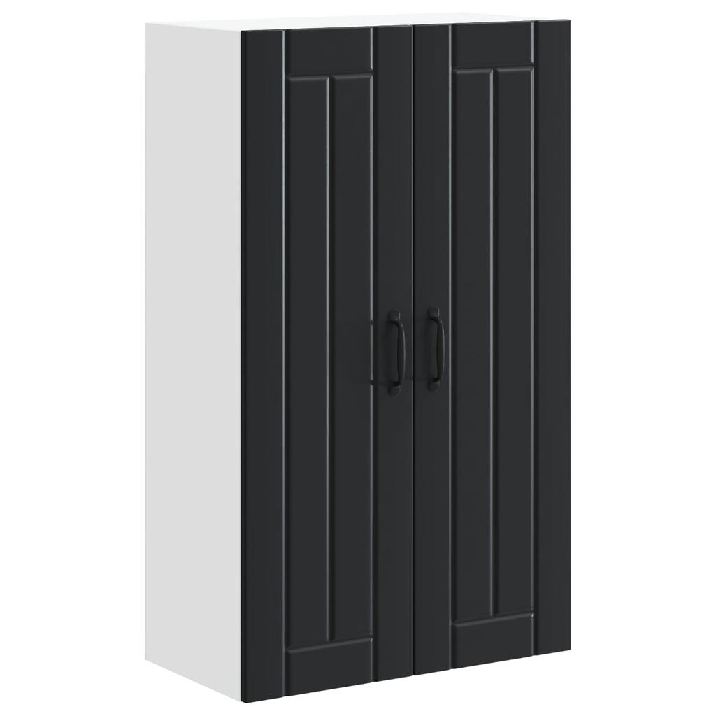 Wall Cabinet LUCCA Black 60 X 31 X 100 Cm Particleboard