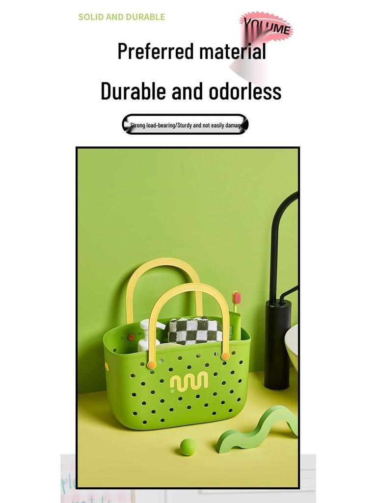 Dámský koupelnový úložný koš s velkou kapacitou a odtokem