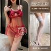 Sex Underwear Mesh Transparent Sexy Temptation Suspender Bow Sexy Suit Abstinence