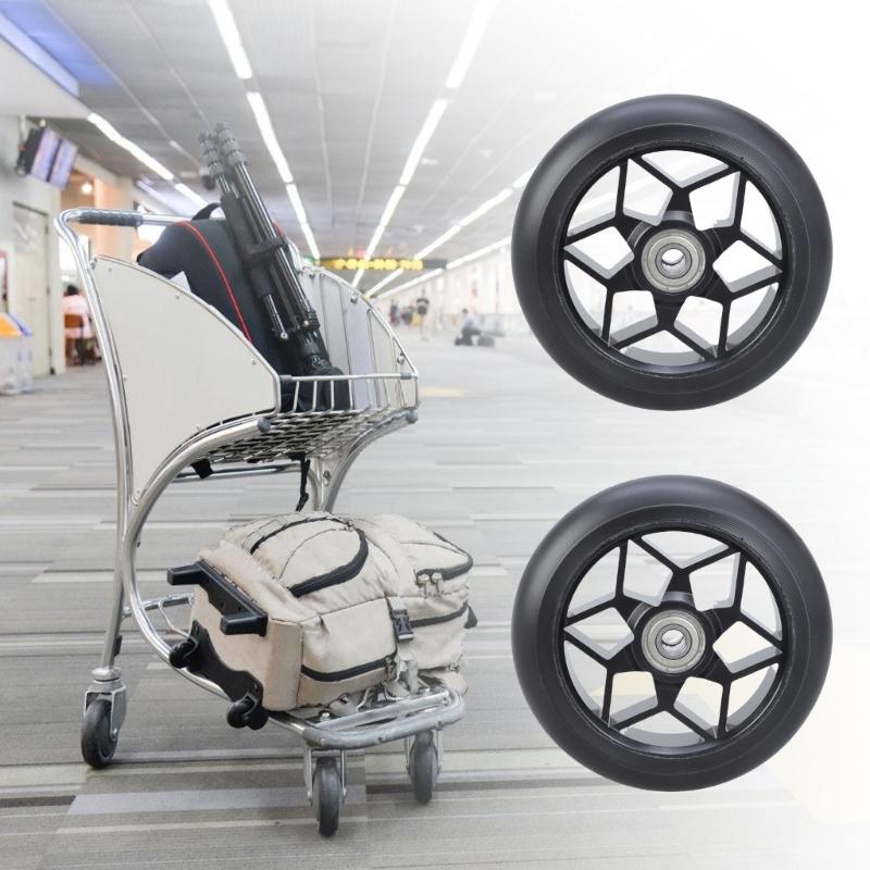 110mm Stunt Scooter Replacement Wheel with Bearings Aluminum Alloys Scooter Wheel Kick Scooter Accessories