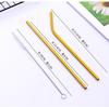 Korean Style Stainless Steel Cutlery Gift Set - Knife, Fork, Spoon, Straw