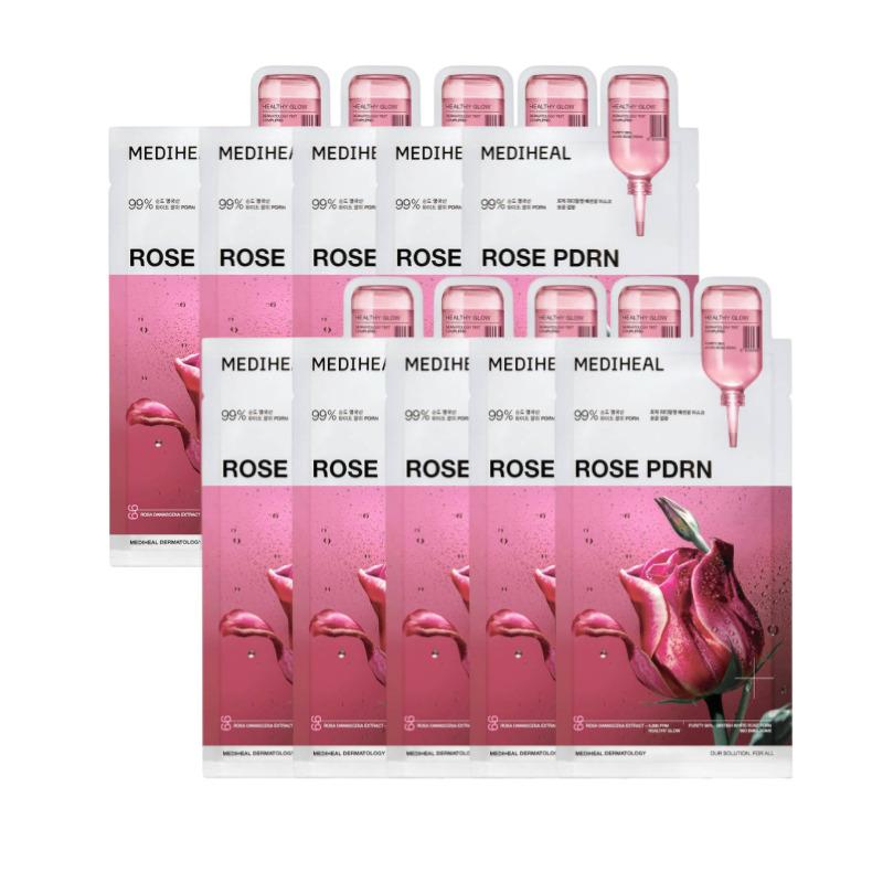 

MEDIHEAL Rose PDRN Essential Mask Sheet For Healthy Glow 10ea 10pack 1set