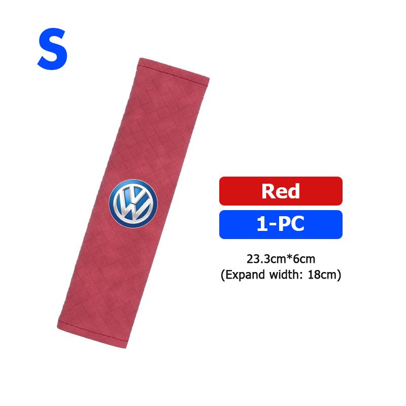 BIG1 For Volkswagen VW General Motors Seat Belt Cover Adjustable Belt Shoulder Pad Golf 4 5 6 7 Polo Jetta Sagitar Magotan Passat B5