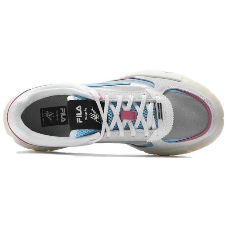 FILA Gara Comfortable Versatile Low-Top Casual City Commuting Running Shoes Women sneaker White Pink F12W433201FSH
