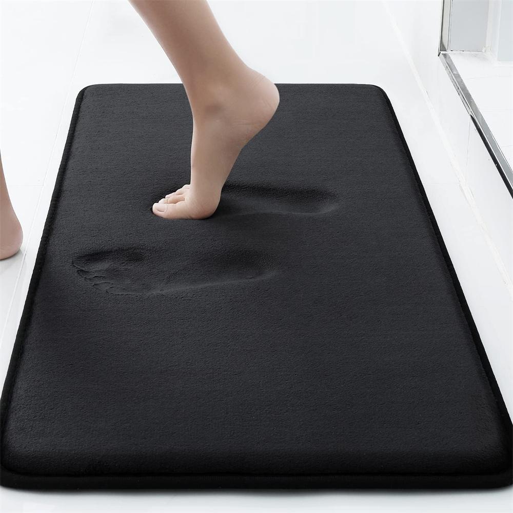 Olanly Non-slip Bath Mat Memory Foam Mat Water Absorbent Shower Carpet Thick Bath Rugs Bathroom Ultra Soft Bathroom Rugs Gadgets