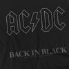 AC/DC Mens Back In Black T-Shirt