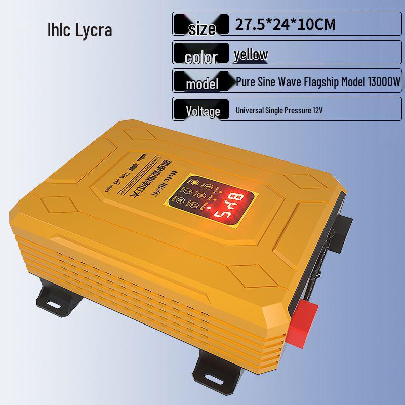 High-Power Pure Sine Wave Smart Inverter: 12V/24V/48V/60V To 220V for Car and Home Use