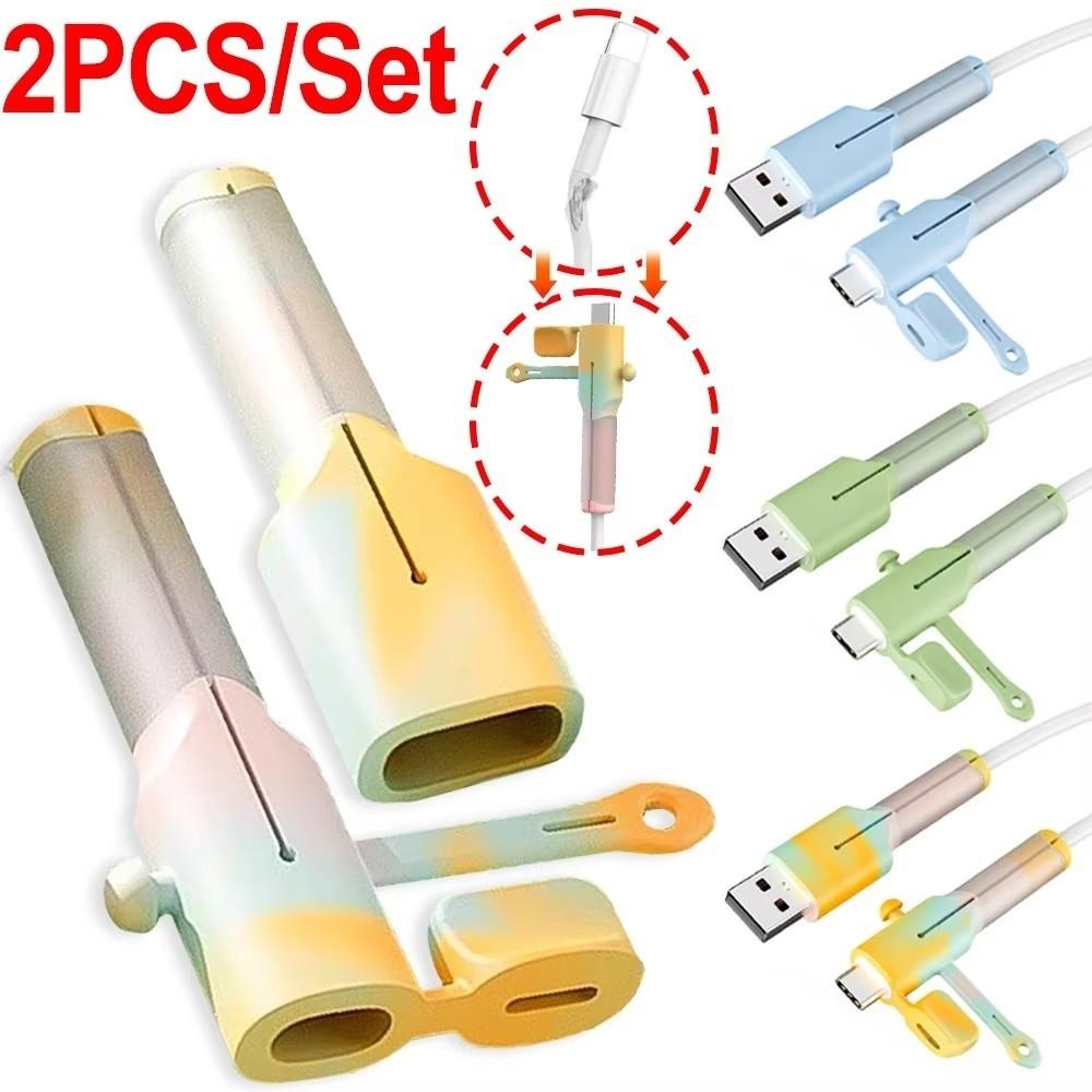 Protective Cap Type C Charger Cable Protector Soft Silicone Silicone Cover  Data Line Protection