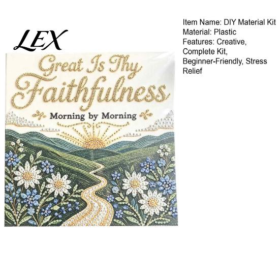 Relaxing Stress Relief Hobbies Pearl Art DIY Painting Kit, Bead Craft Set, Embossed Effect Wall Decor, Complete Decorative Hanging Kit Handmade