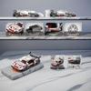 372 Particles White Assembled Building Block Sports Car 6-year-old Boys Like A Toy Gift