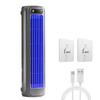 Portable Air Conditioner Fan Rechargeable Wall-Mounted Cooling Fan with 3 Speeds & LED Touch Screen Silent Air Cooler for Kitche