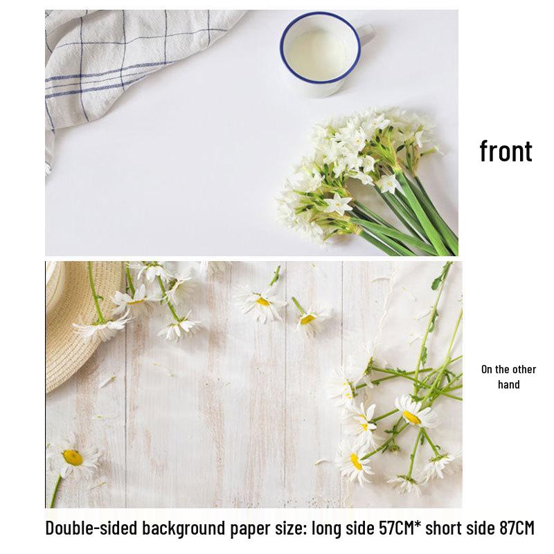 Double-Sided 3D Photo Backdrop for Food Photography and Still Life Props