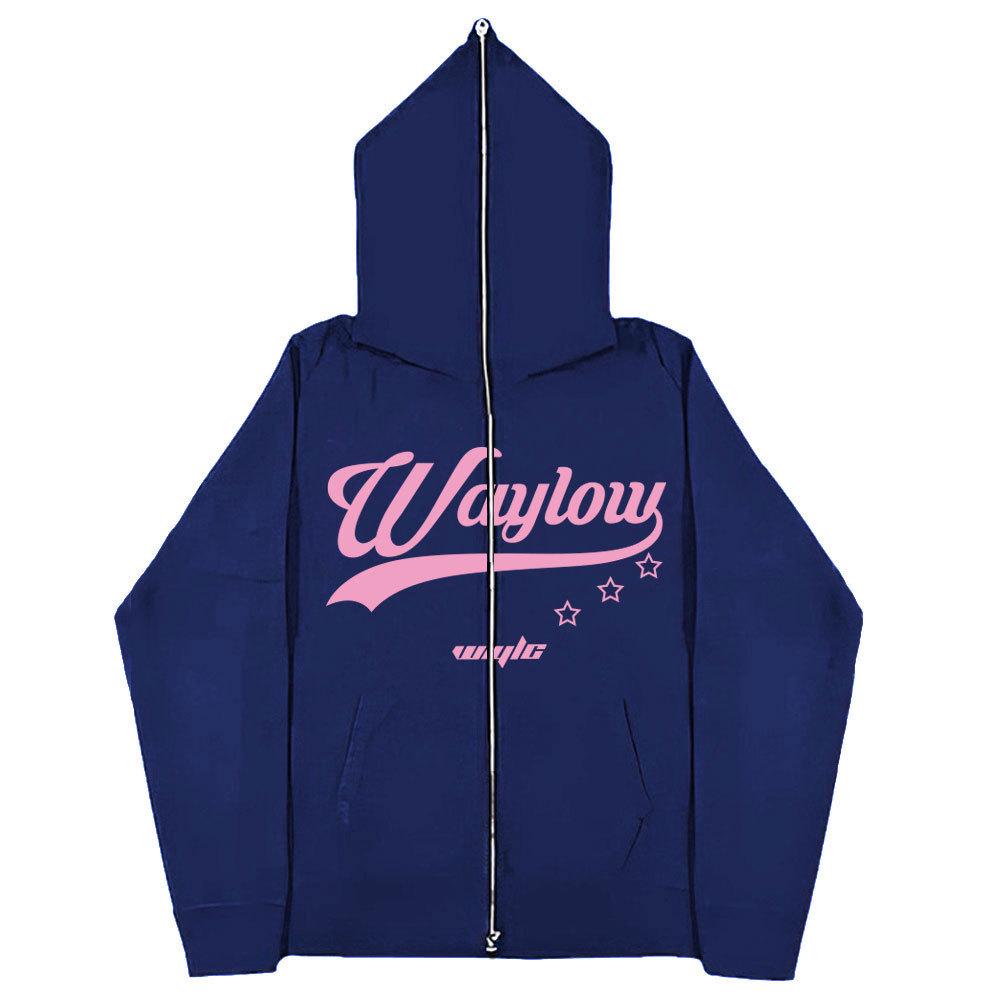 

Унисекс готический свитшот Y2K с черепом - Оверсайз худи на молнии в стиле Харадзюку XXL