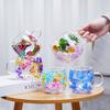 Dried Flower Hot Coffee Cups for Hot Drinks Tea 250ml Cofee Cup Borosilicate Glass Vasos Para Cafe Office Beverage Mug