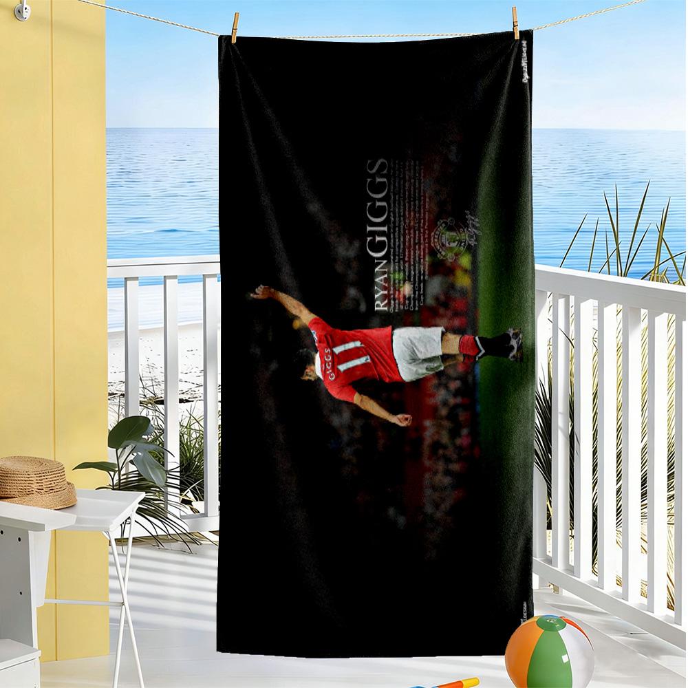 Wayne Rooney Celebration Beach Towel High Absorbency & Quick-Dry Comfortable Lightweight