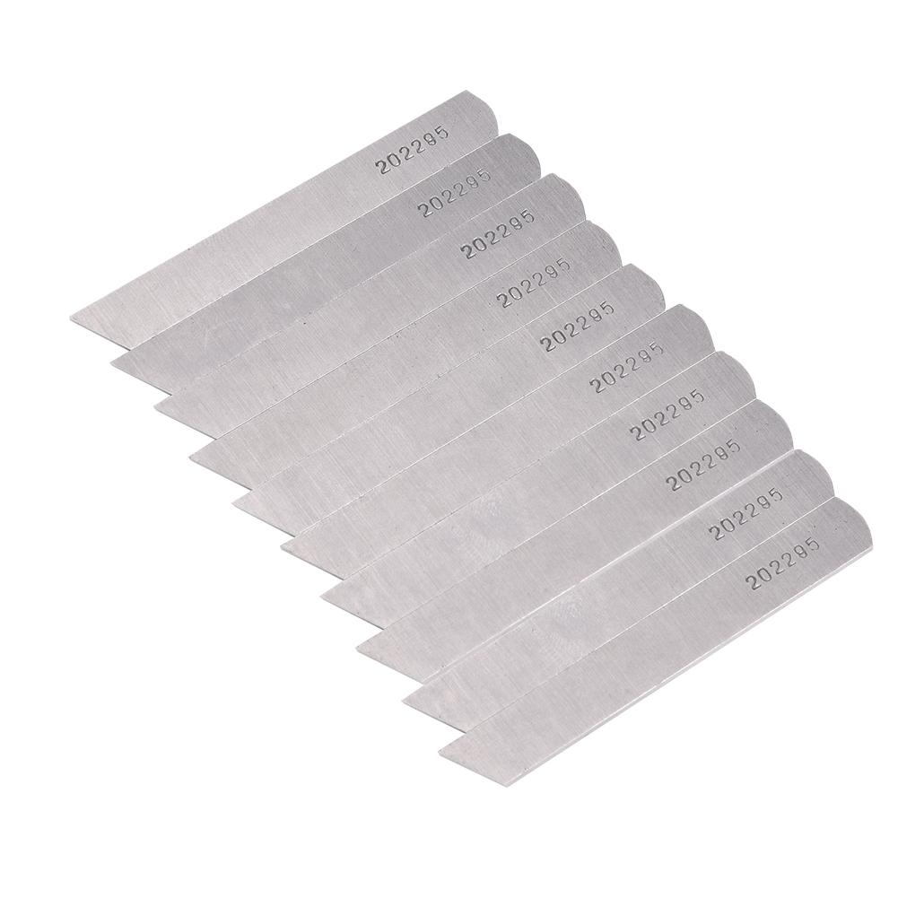 10 szt. Dolne ostrze tnące Stalowe zestawy zamienne Akcesoria do przemysłowej owerlokowej maszyny do szycia 202295