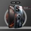 Water droplet dog footprint phone case suitable for iPhone 17 16 15 14 13 12 11 Pro/Max/Plus anti drop and shockproof back cover