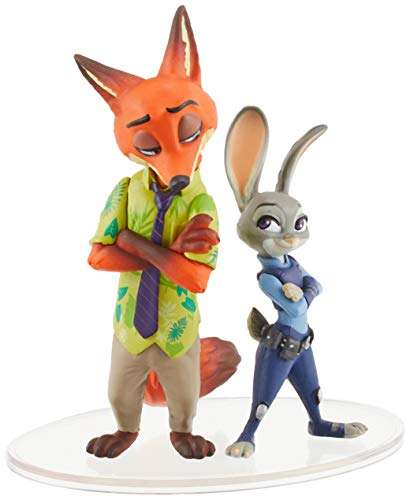 

Зверополис Диснея: Фигурка Juddy Hopps & Nick Wilde Ultra Detail, многоцветная, один размер